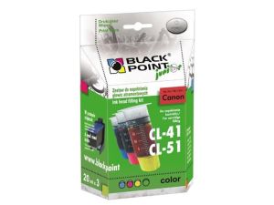 BLACKPOINT Canon Refill Zestaw CL-41/51