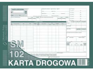 D KARTA DROGOWA-SAM.CIĘŻ.A4  801-1N DRUK