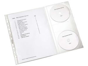 KOSZULKA LEITZ A4 NA 2 CD COMBO 5 SZT. 130 MIC.