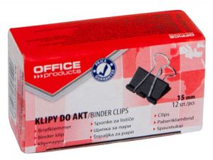 SPINACZ KLIPS OFFICE PRODUCTS 15MM 12SZT